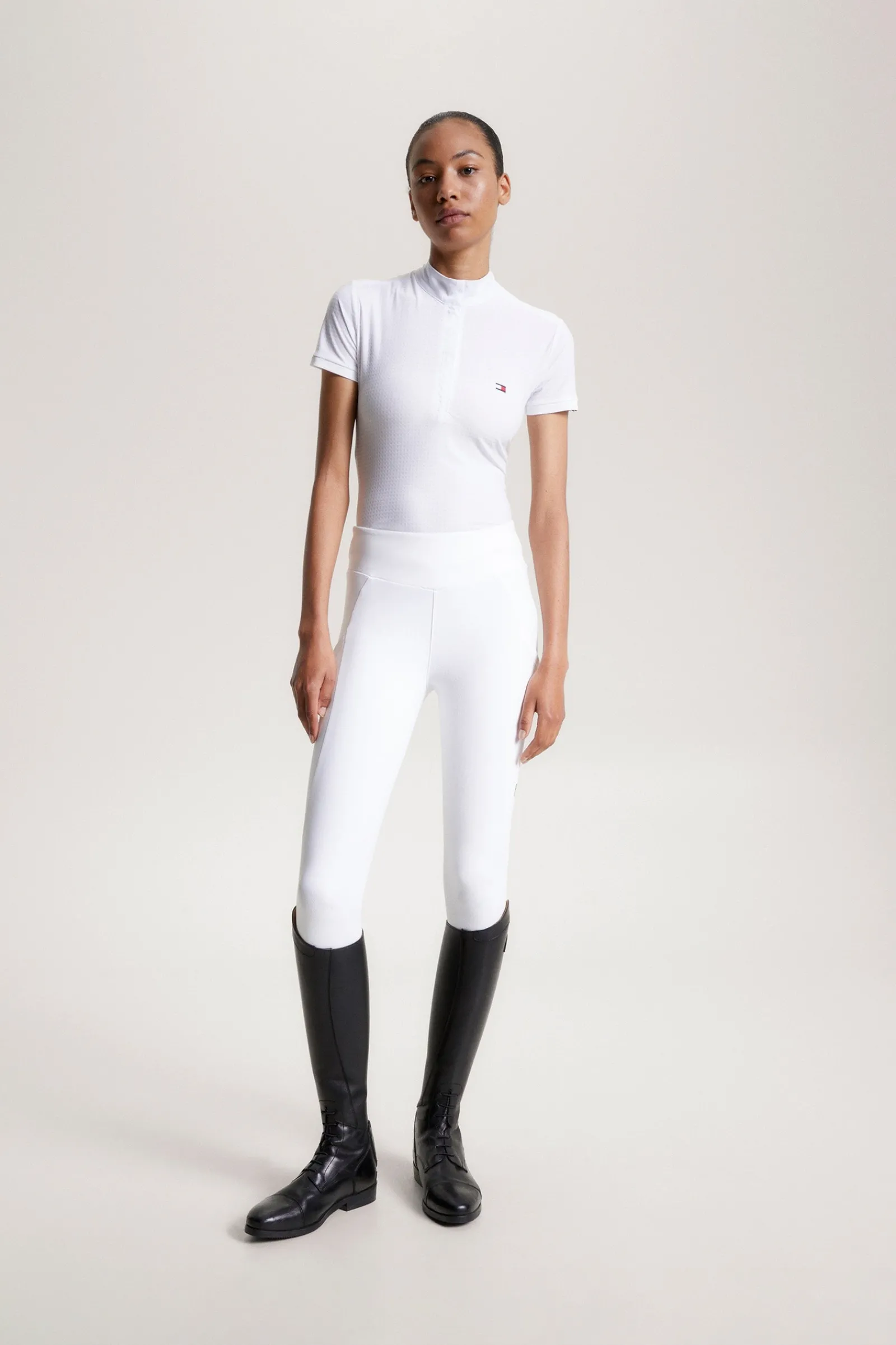 Tommy Hilfiger Equestrian Chelsea Kühlendes Kurzarm-Poloshirt mit Logo*Damen Shirts & Polos Für Damen