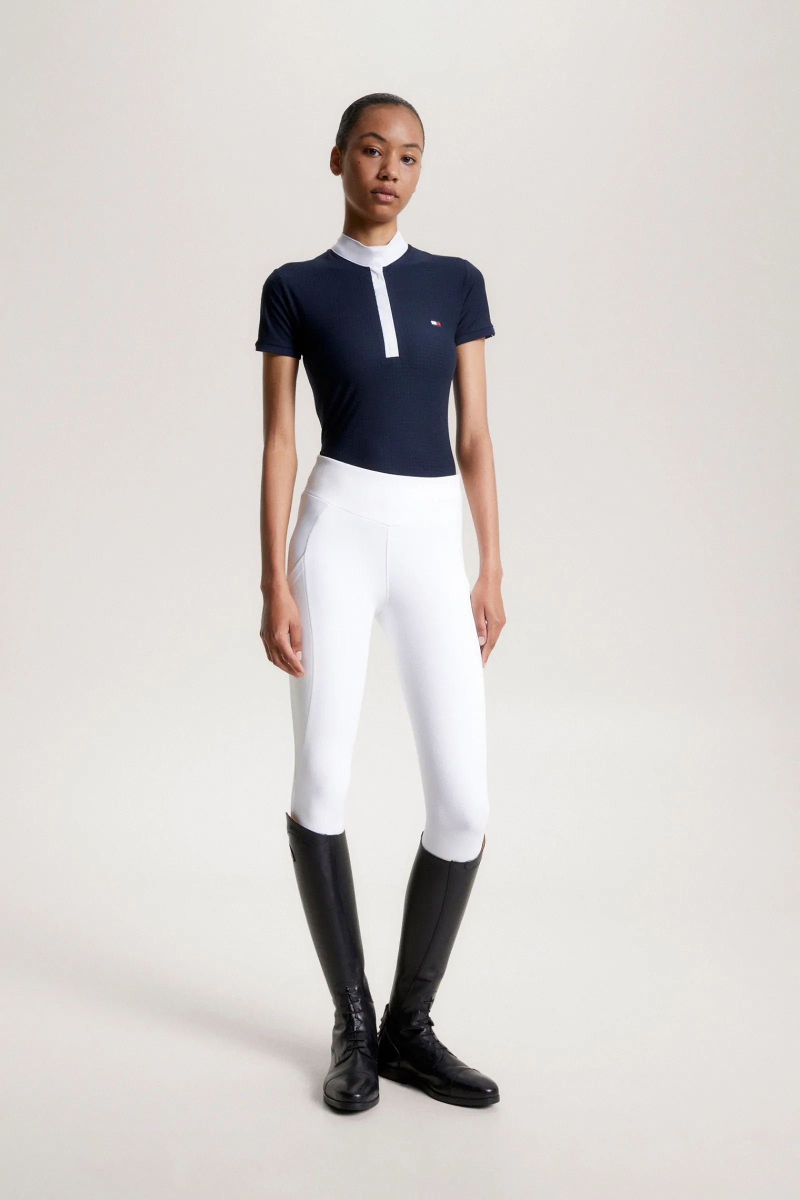 Tommy Hilfiger Equestrian Chelsea Kühlendes Kurzarm-Poloshirt mit Logo*Damen Shirts & Polos Für Damen