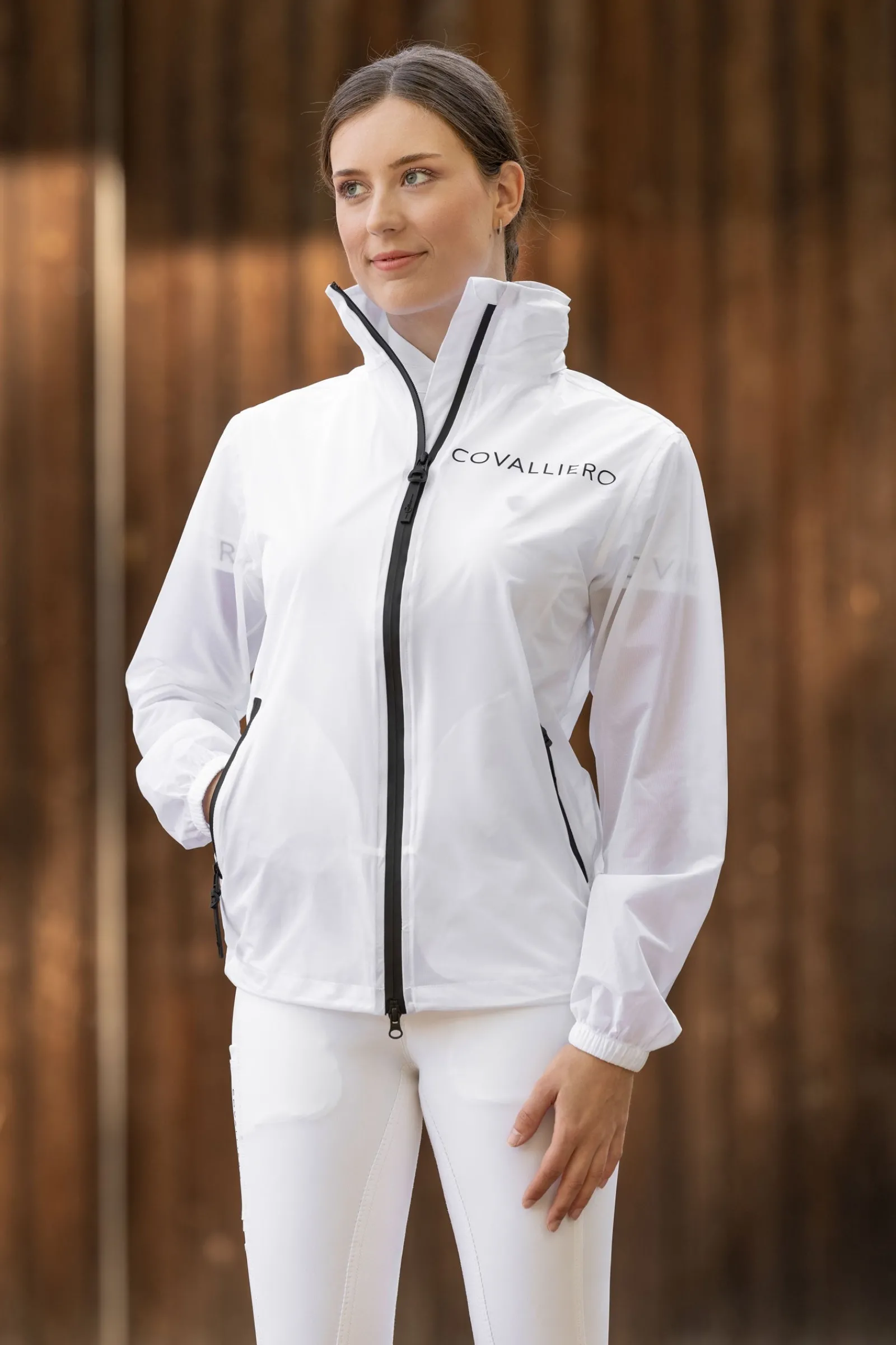 Covalliero ClearView Damen Halbe Regenjacke SS25*Damen Mäntel & Jacken Für Damen