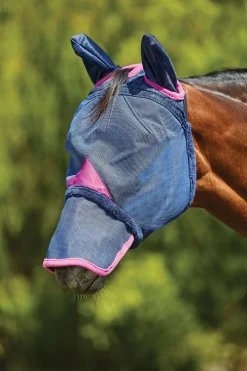 Weatherbeeta Comfitec Deluxe Durable Mesh Maske mit Ohren und Nüstern* Fliegenmasken & Fliegenfransen