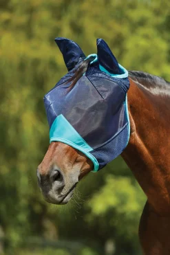 Weatherbeeta Comfitec Deluxe Fine Mesh Fliegenmaske mit Ohren* Fliegenmasken & Fliegenfransen