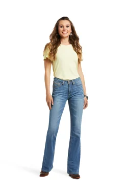 Ariat Damen R.E.A.L High Rise Daniela Boot Cut Jeans*Damen Jodhpurreithose Für Damen