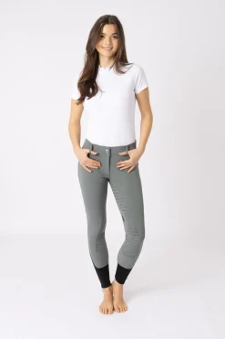 Horze Damen Reithose mit Silikonvollbesatz und hohem Bund*Damen Reithose Für Damen Mit Vollbesatz