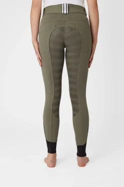 Horze Damen Vollbesatzreithose mit Gürtelschlaufendetail*Damen Reithose Für Damen Mit Vollbesatz