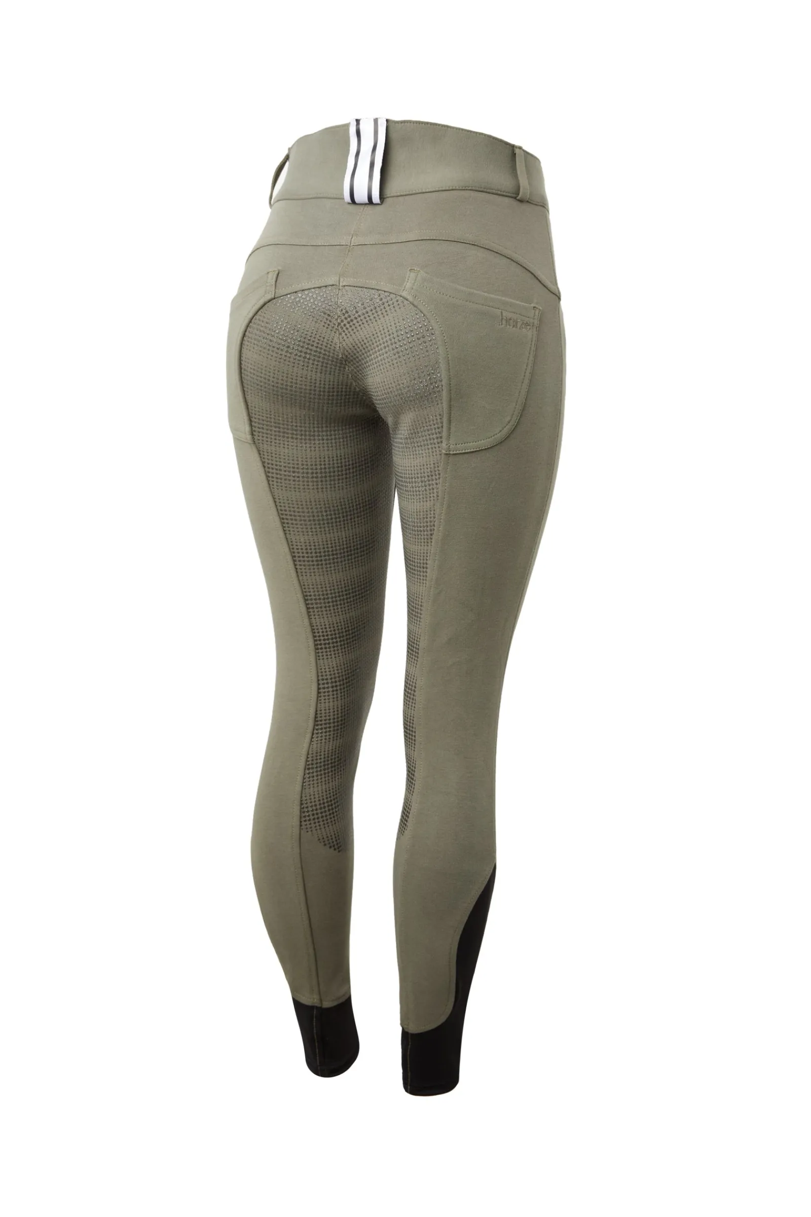 Horze Damen Vollbesatzreithose mit Gürtelschlaufendetail*Damen Reithose Für Damen Mit Vollbesatz