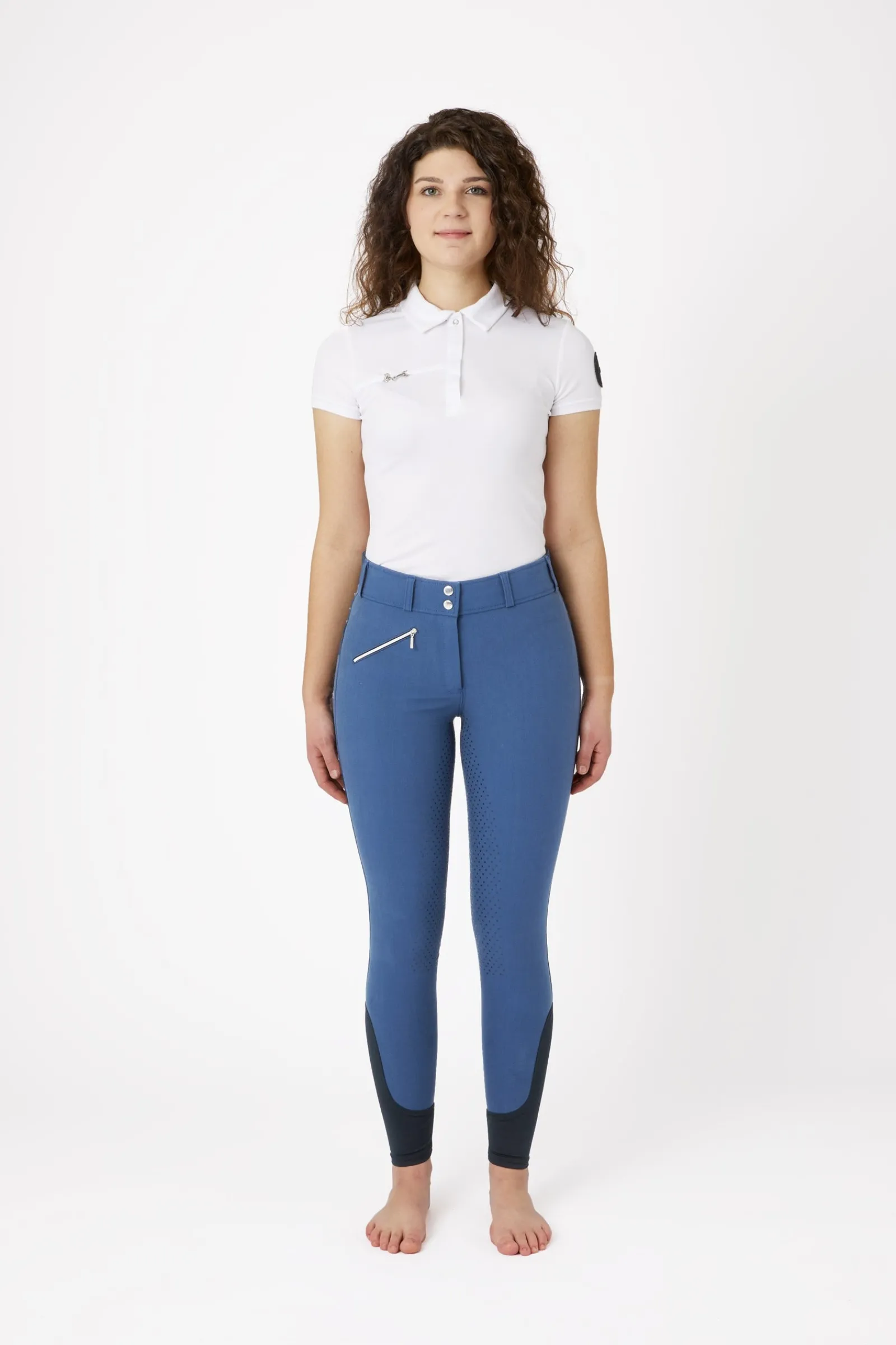 Horze Damen Vollbesatzreithose mit hohem Bund und Kristallen*Damen Reithose Für Damen Mit Vollbesatz