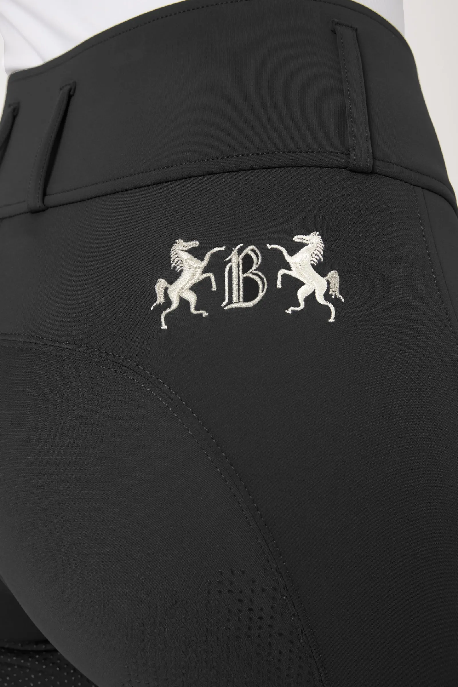 B Vertigo Damenreithose Meghan mit hohem Bund und Vollbesatz UPF 50+*Damen Reithose Für Damen Mit Vollbesatz