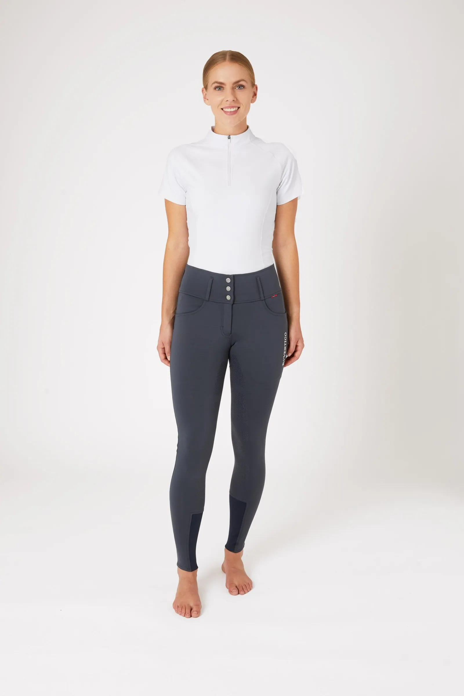 B Vertigo Damenreithose Meghan mit hohem Bund und Vollbesatz UPF 50+*Damen Reithose Für Damen Mit Vollbesatz
