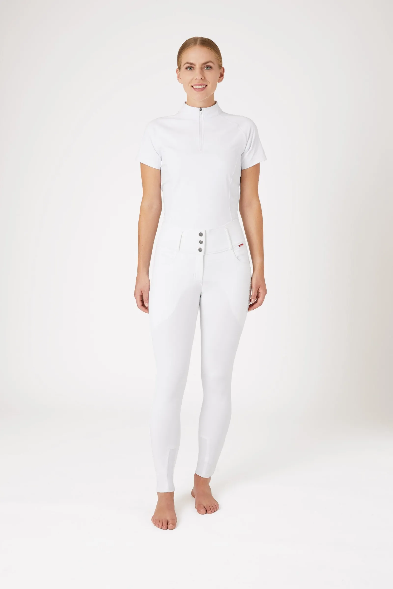 B Vertigo Damenreithose Meghan mit hohem Bund und Vollbesatz UPF 50+*Damen Reithose Für Damen Mit Vollbesatz