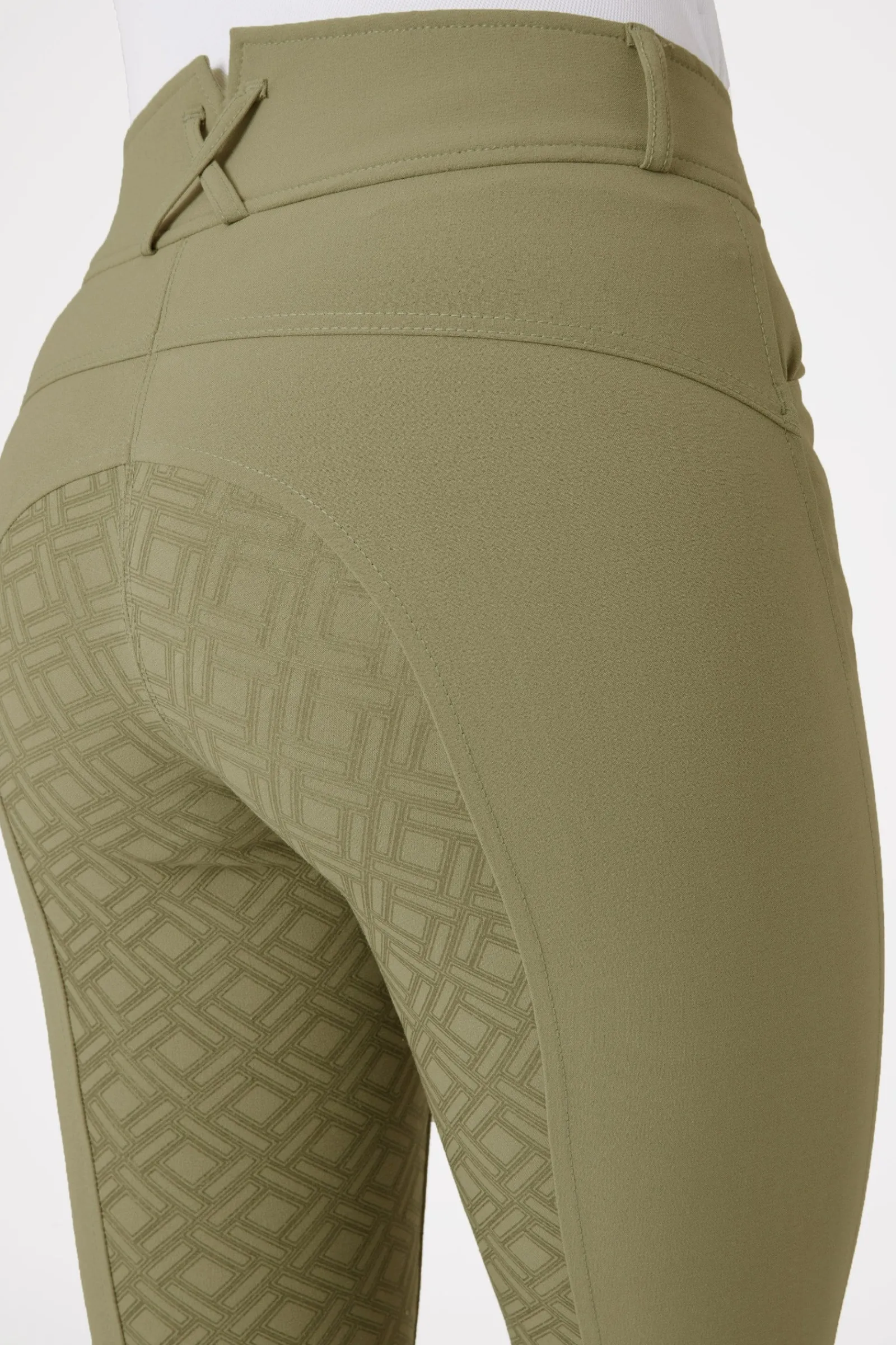 Horze Damenreithose mit Vollbesatz und hohem Bund*Damen Reithose Für Damen Mit Vollbesatz