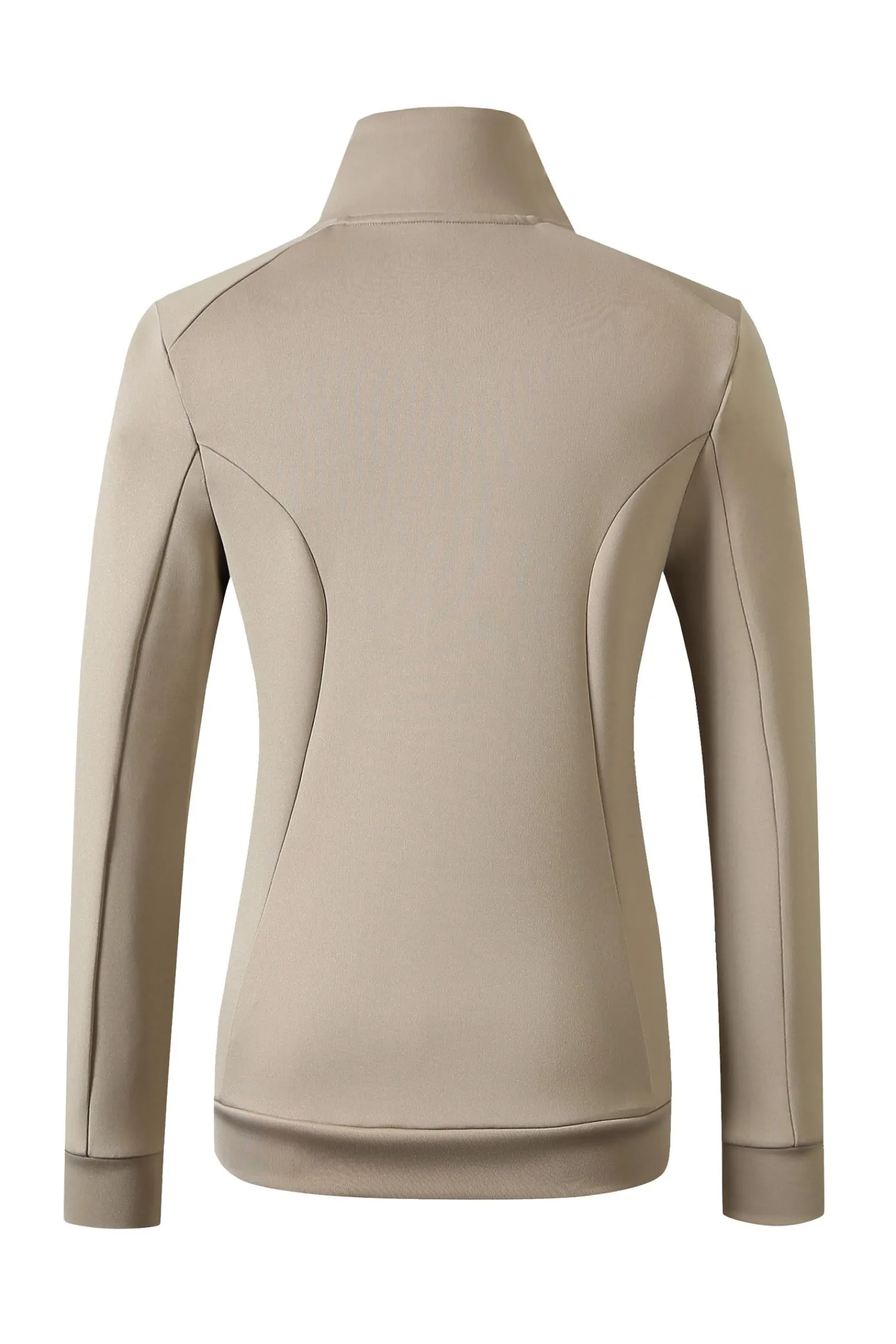 Covalliero Damen-Sweatshirt mit halbem Reißverschluss SS25*Damen Damenpullover & Hoodies