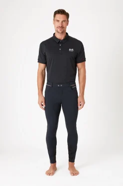 B Vertigo Damien Herrenreithose mit Kniebesatz UPF 40+*Herren Reithosen Für Herren