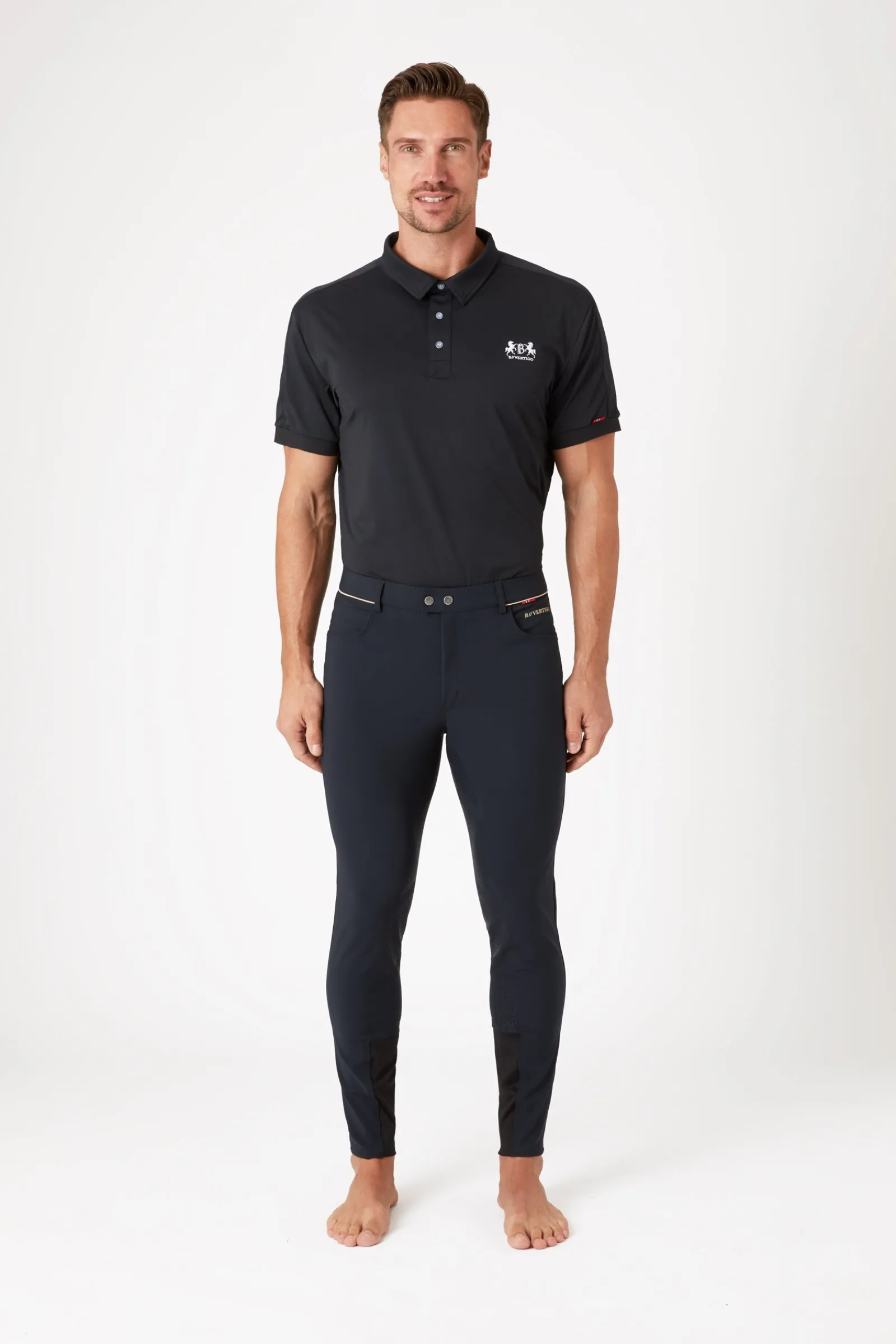 B Vertigo Damien Herren-Vollbesatzreithose UPF 40+*Herren Reithosen Für Herren