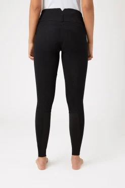Horze Daniela Damenreithose mit Kniebesatz aus Synthetikleder*Damen Reithose Für Damen Mit Kniebesatz