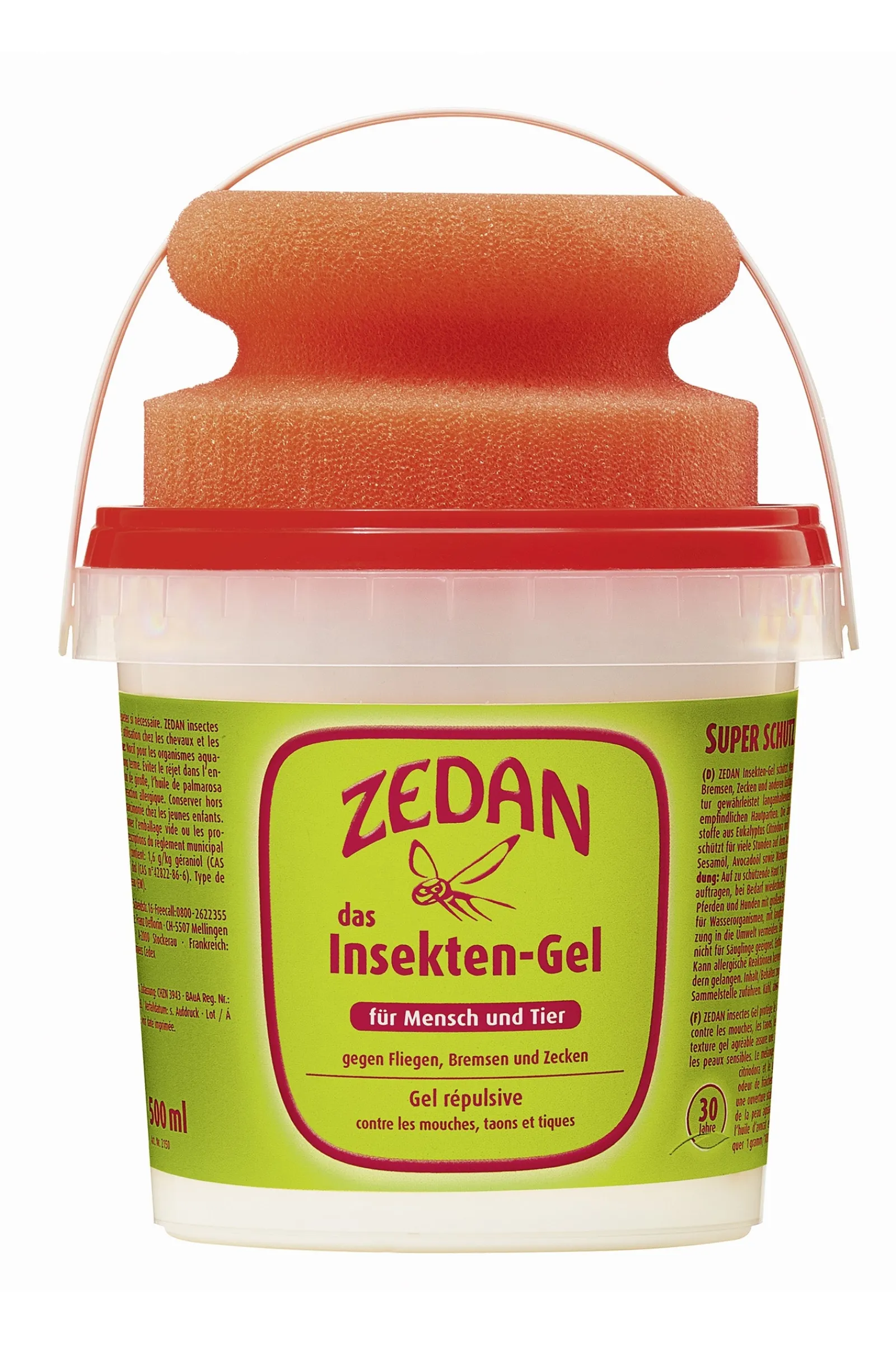 Zedan Das Insekten Gel mit Schwamm, 500ml* Fliegenschutzmittel