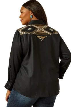 Ariat Dawn Damen Westernhemd mit Druckknöpfen und langen Ärmeln*Damen Shirts & Polos Für Damen