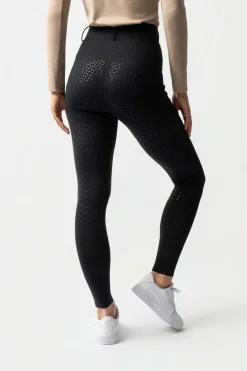 Horze Dea Damen Winter Reitleggings mit Vollbesatz*Damen Thermoreithosen Und -Reitleggins Für Damen