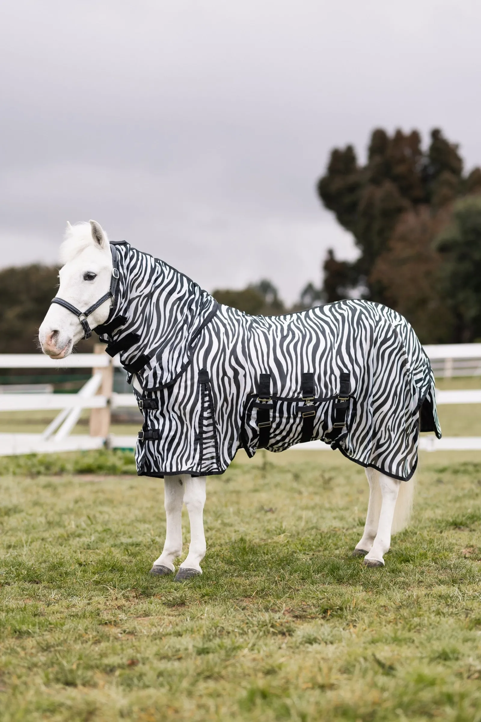 Horze Defender Pony Fliegendecke mit festem Halsteil* Fliegendecken