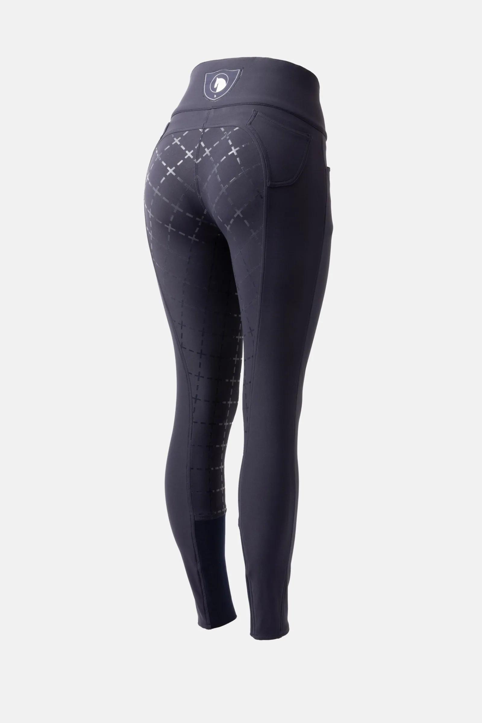Horze Desiree Damenreithose mit hohem Bund und Silikongrip-Vollbesatz, UPF 50+*Damen Reithose Für Damen Mit Vollbesatz