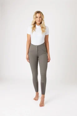 Horze Desiree Damenreithose mit hohem Bund und Silikongrip-Vollbesatz, UPF 50+*Damen Reithose Für Damen Mit Vollbesatz