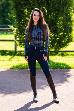 Mountain Horse Diana Damen Kniebesatzreithose*Damen Reithose Für Damen Mit Kniebesatz