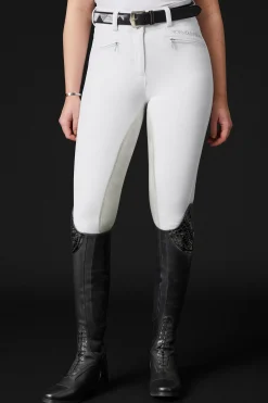 Mountain Horse Diana Damen Vollbesatzreithose mit Kunstleder*Damen Reithose Für Damen Mit Vollbesatz