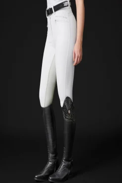 Mountain Horse Diana Damen Vollbesatzreithose mit Kunstleder*Damen Reithose Für Damen Mit Vollbesatz