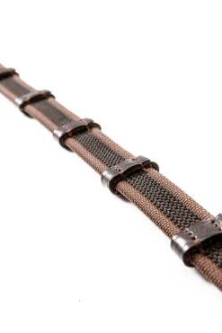 Kavalkade Double Ridge Rubberised Reins With 10 Stops, 16 mm* Zügel