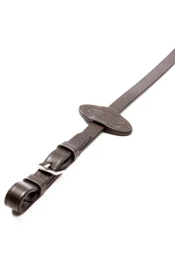 Kavalkade Double Ridge Rubberised Reins With 10 Stops, 16 mm* Zügel
