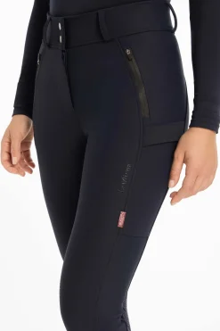 LeMieux Drytex Damen-Winterreithose, wasserdicht mit Kniebesatz*Damen Reithose Für Damen Mit Kniebesatz