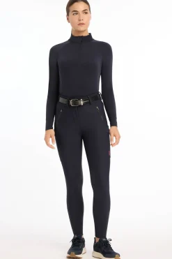 LeMieux Drytex Damen-Winterreithose, wasserdicht mit Kniebesatz*Damen Reithose Für Damen Mit Kniebesatz