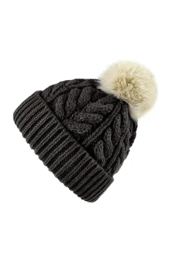 Cavallo Dune Mütze mit Fake-Fur-Bommel* Caps & Mützen