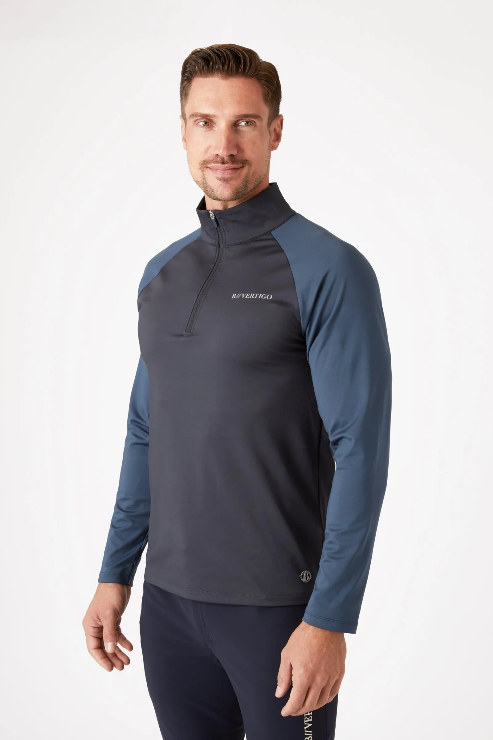 B Vertigo Edmund Herren Trainingsshirt mit Reißverschluss*Herren Shirts & Polos Für Herren