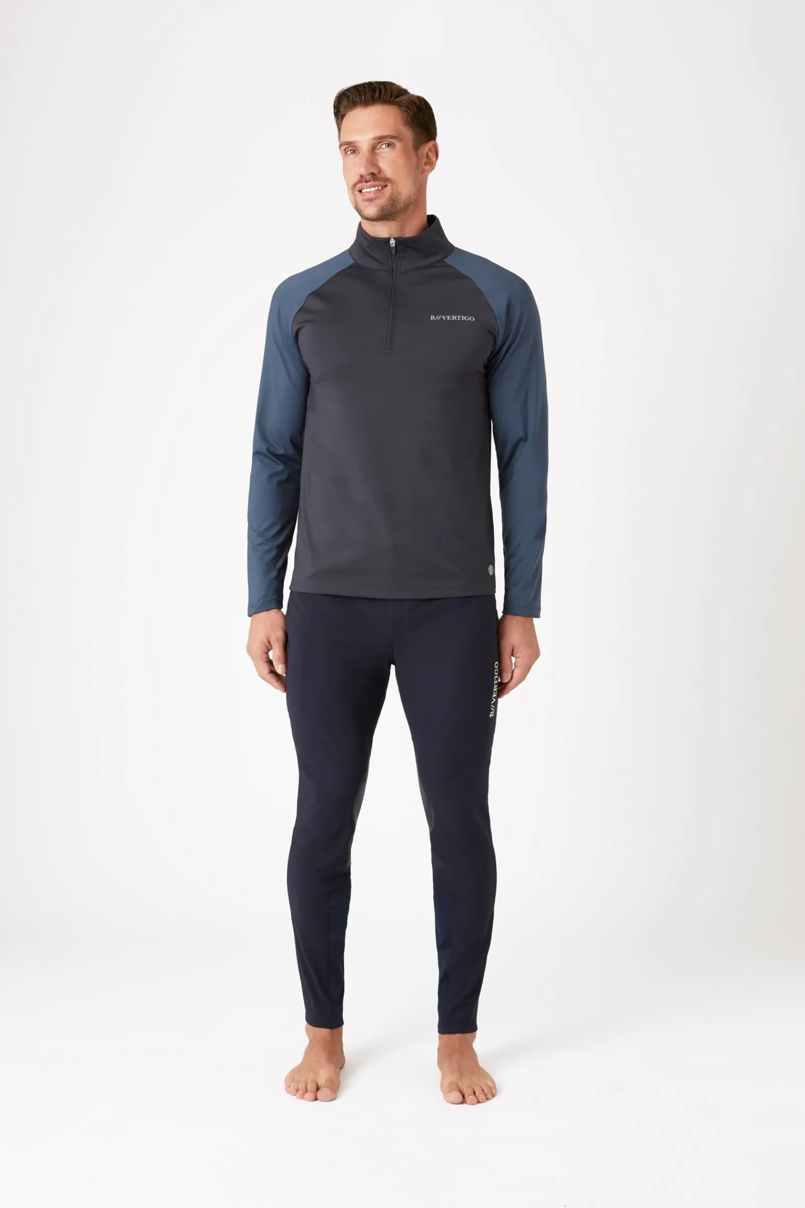 B Vertigo Edmund Herren Trainingsshirt mit Reißverschluss*Herren Shirts & Polos Für Herren