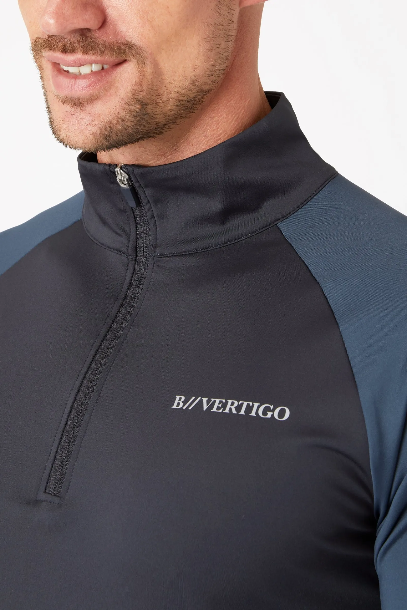 B Vertigo Edmund Herren Trainingsshirt mit Reißverschluss*Herren Shirts & Polos Für Herren