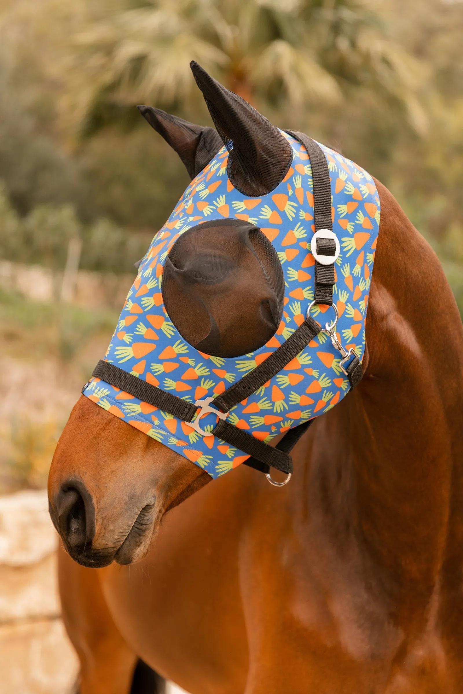 Horze Elastische Pull-On Fliegenmaske* Fliegenmasken & Fliegenfransen