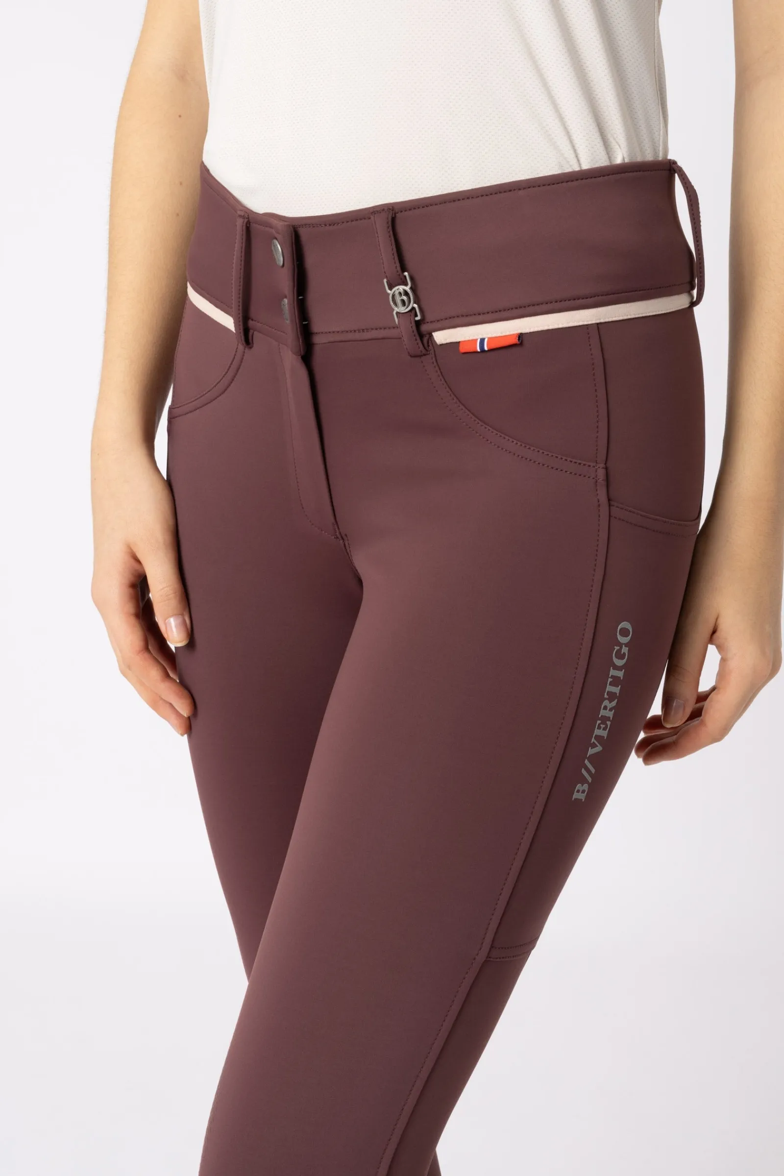 B Vertigo Elea Damen Kniebesatz Reithose*Damen Reithose Für Damen Mit Kniebesatz