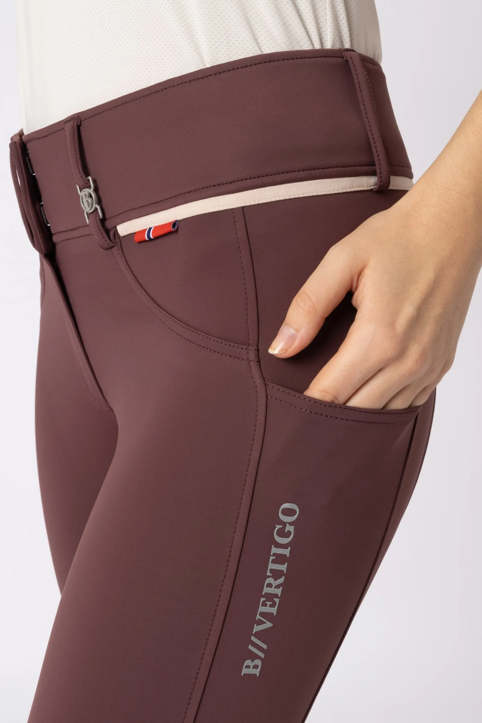 B Vertigo Elea Damen Kniebesatz Reithose*Damen Reithose Für Damen Mit Kniebesatz