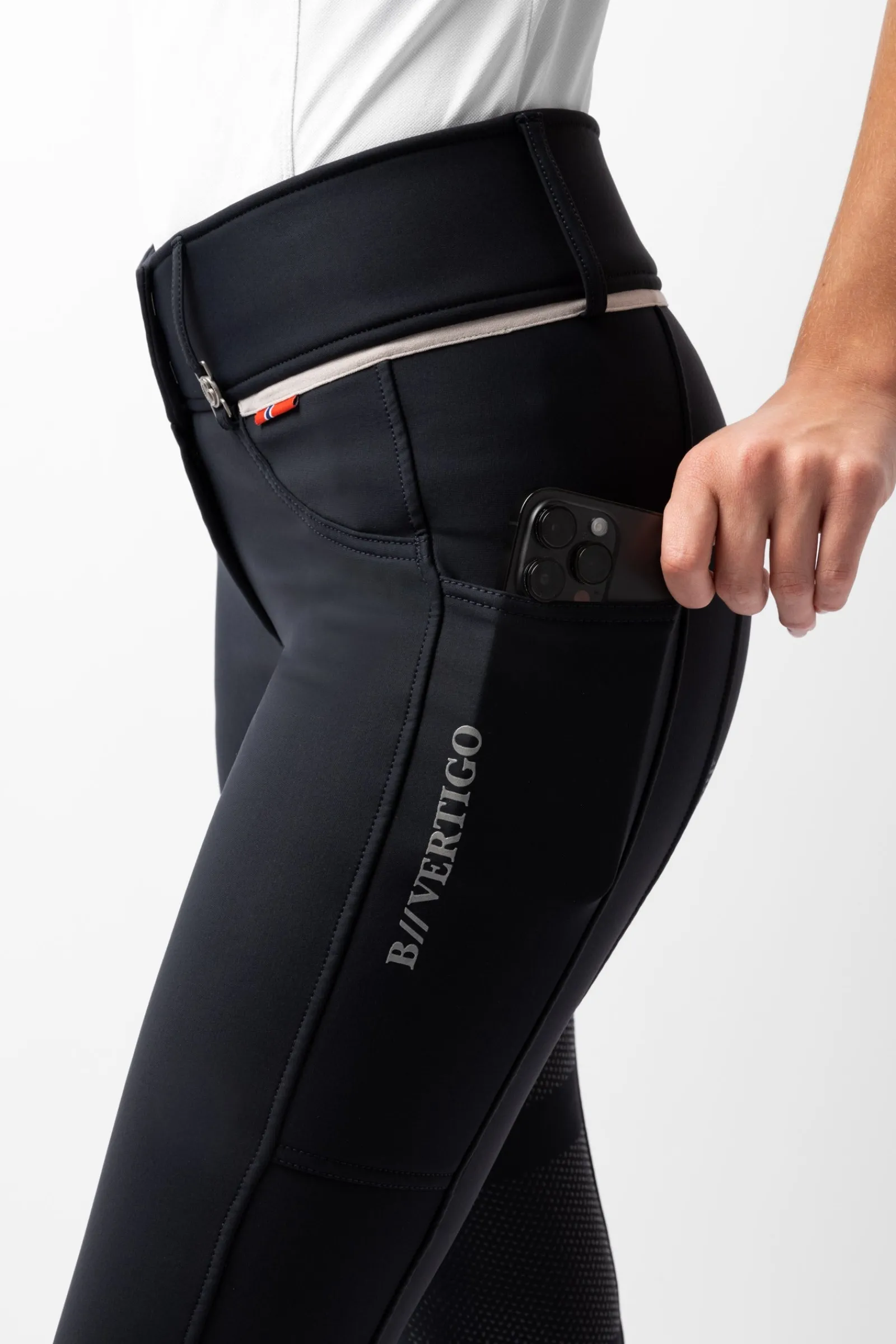 B Vertigo Elea Winterreithose mit Vollbesatz*Damen Reithose Für Damen Mit Vollbesatz