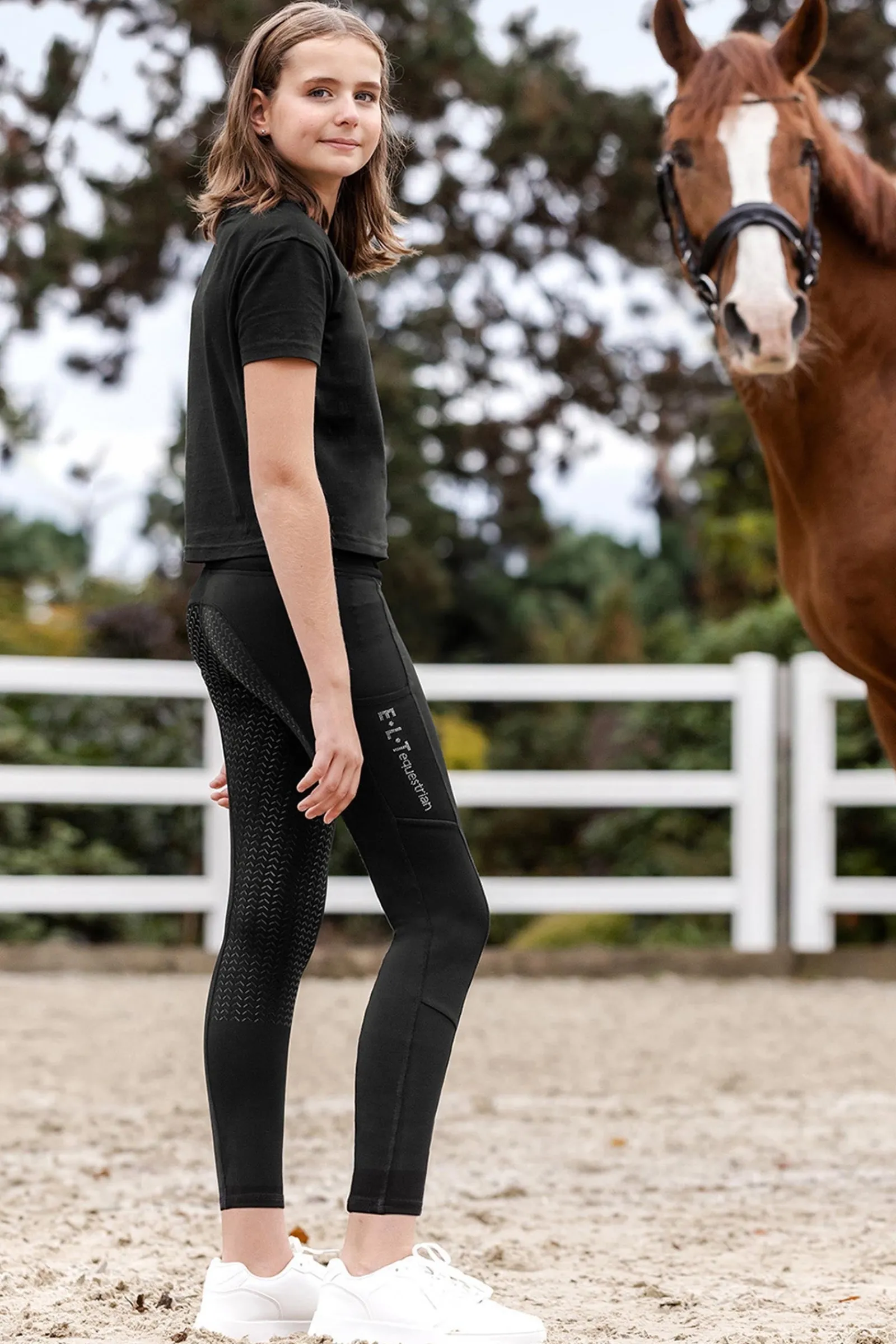 ELT Ella Glam Kinder Reitleggings Vollbesatz*Kinder Reithosen Für Kinder