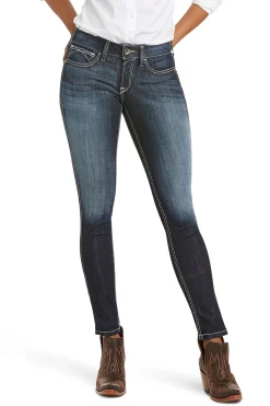 Ariat Ella R.E.A.L Damen Stretch Skinny Jeans mit mittelhohem Bund*Damen Jodhpurreithose Für Damen