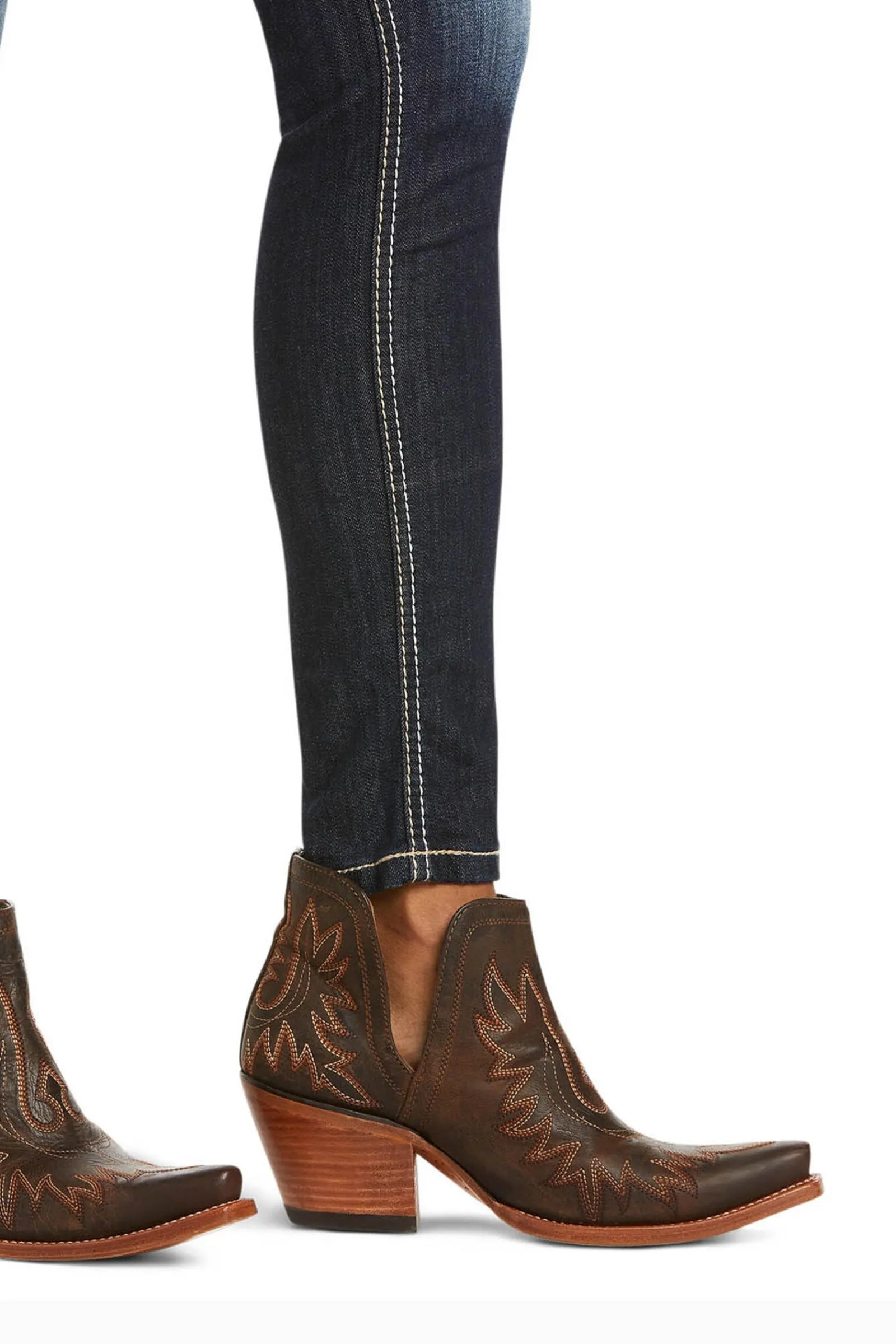 Ariat Ella R.E.A.L. Outseam Damen Skinny Jeans mit mittlerer Bundhöhe*Damen Jodhpurreithose Für Damen