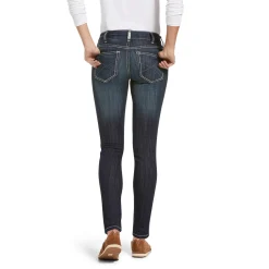 Ariat Ella R.E.A.L. Outseam Damen Skinny Jeans mit mittlerer Bundhöhe*Damen Jodhpurreithose Für Damen