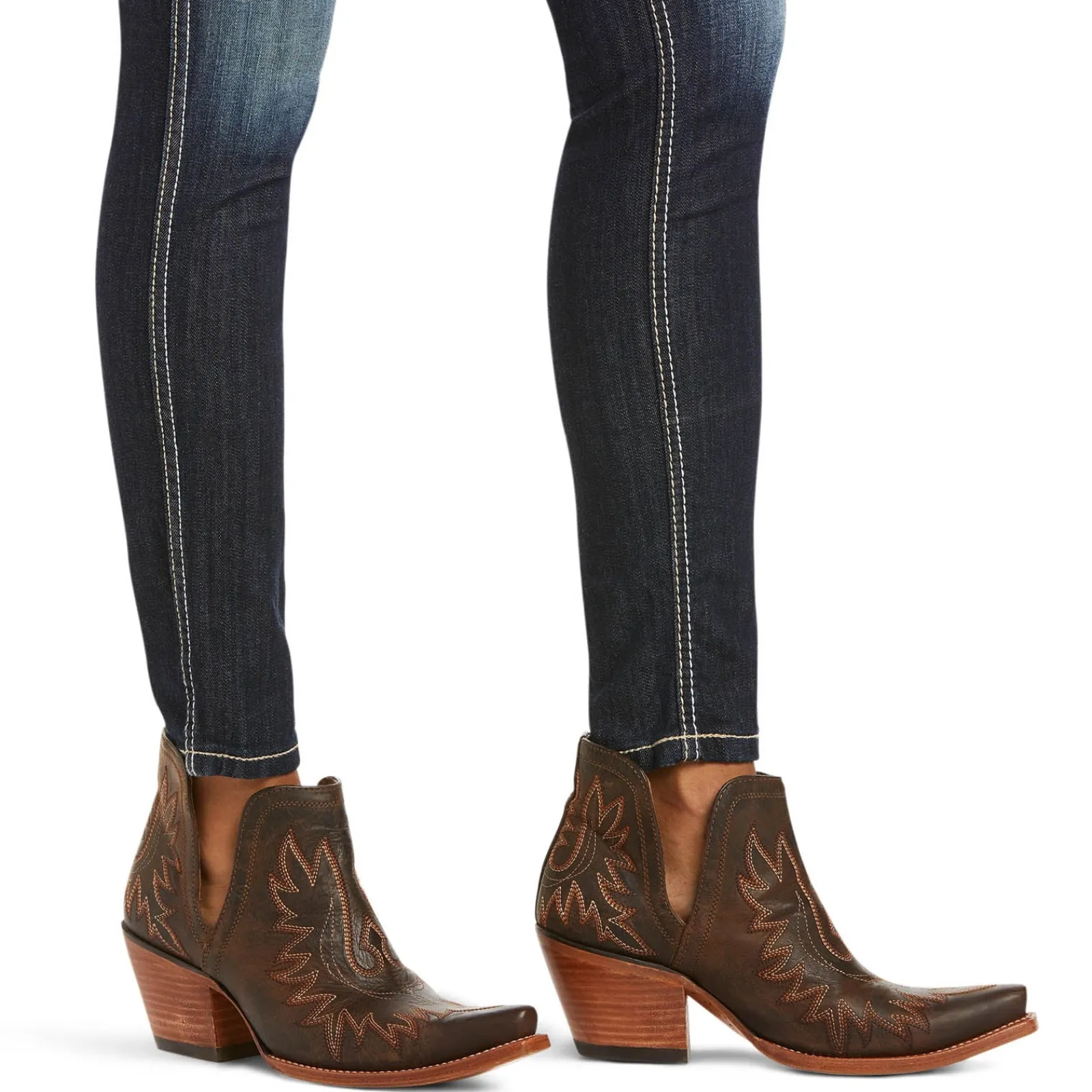 Ariat Ella R.E.A.L. Outseam Damen Skinny Jeans mit mittlerer Bundhöhe*Damen Jodhpurreithose Für Damen