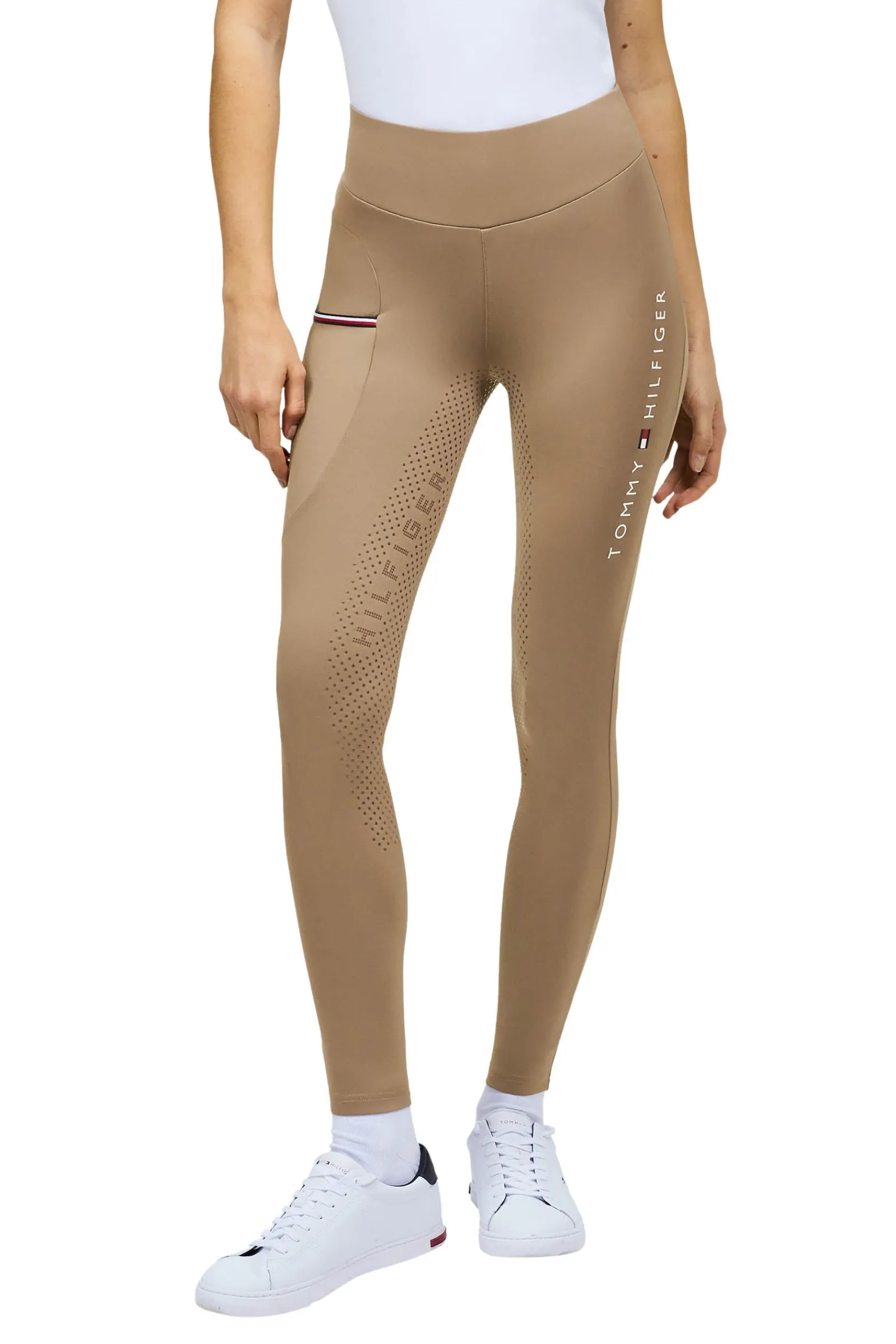 Tommy Hilfiger Equestrian Elmira All-Jahres Leggings mit Vollbesatz*Damen Reitleggings Für Damen