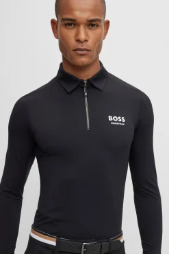 Boss Elton Signature Stripe Herren Training Polo Shirt*Herren Shirts & Polos Für Herren