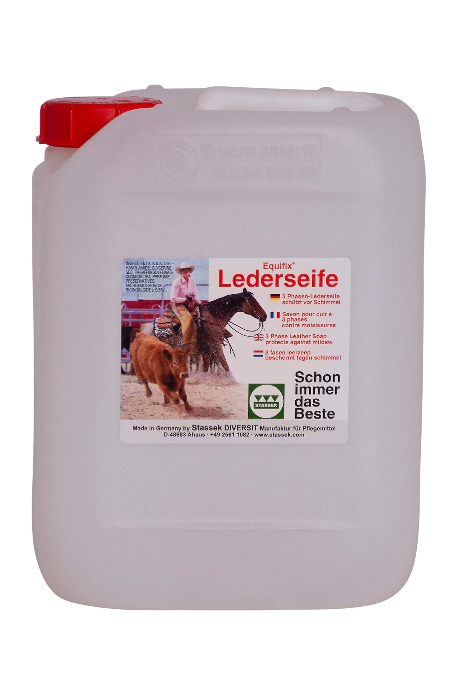 Stassek Equifix 3-Phasen-Lederseife, 5 Liter* Ausrüstungspflege