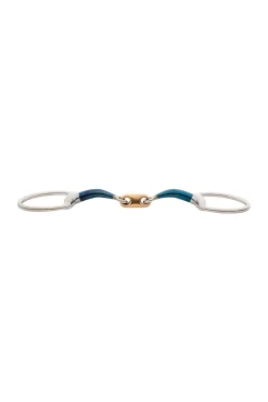 Kavalkade ergonomisches Olivenkopfgebiss, doppelt gebrochen, Lock Up, 14 mm* Olivenkopf-Gebisse