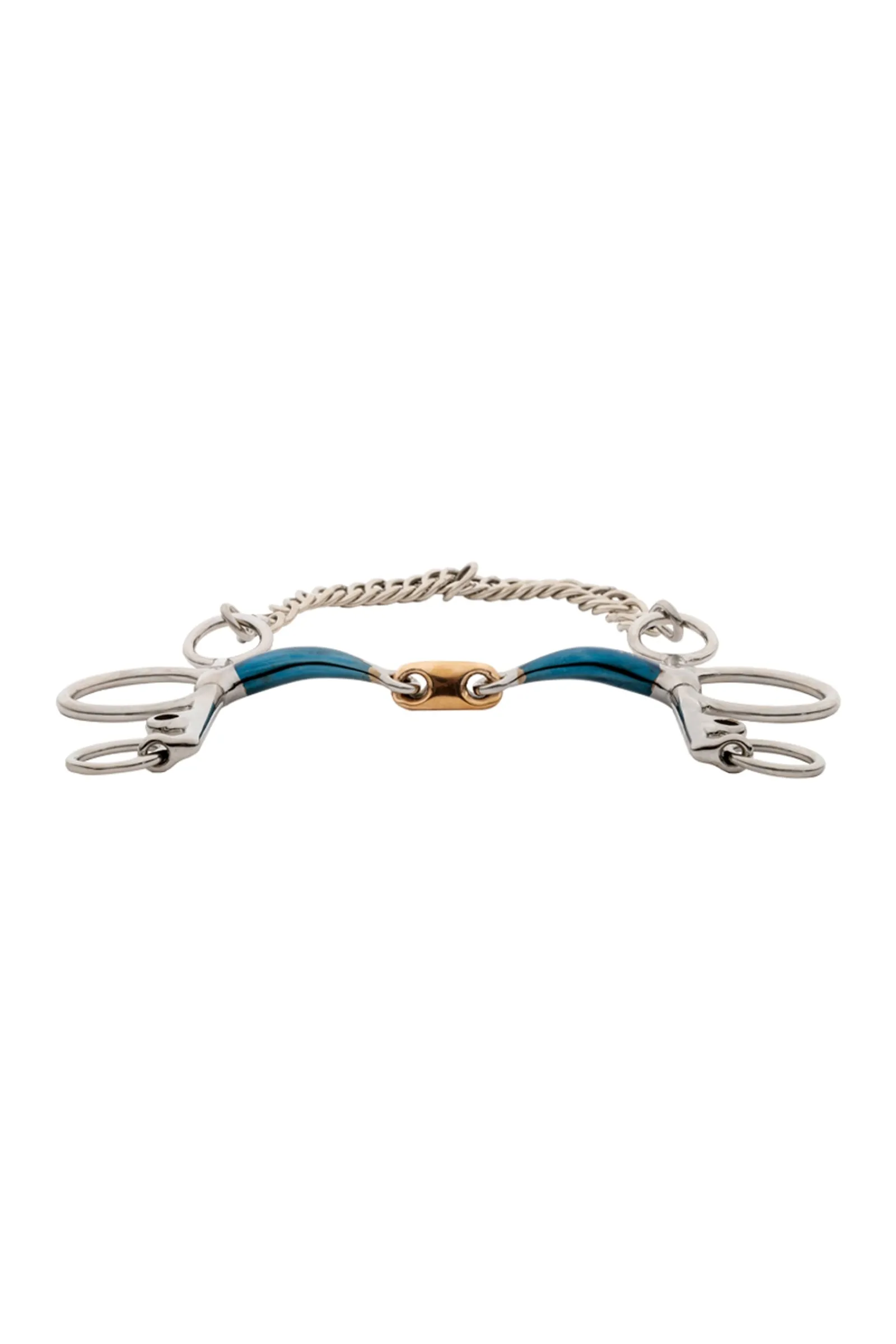 Kavalkade ergonomisches Pelhamgebiss, doppelt gebrochen mit Lock Up, lang, 14 mm* Pelham-Gebisse