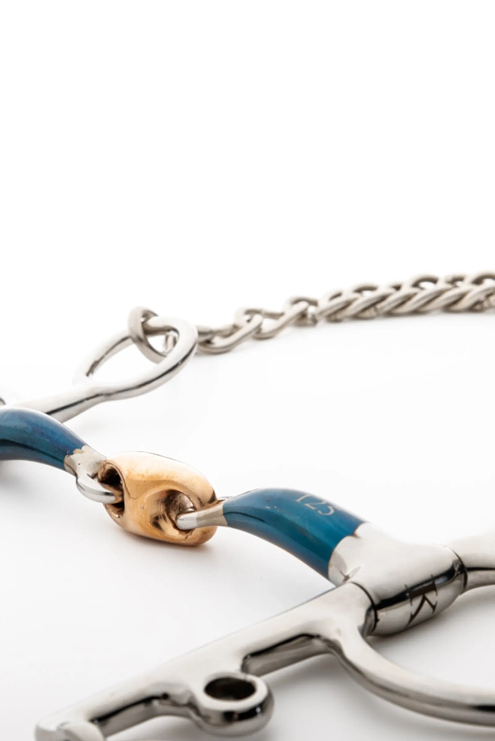 Kavalkade ergonomisches Pelhamgebiss, doppelt gebrochen mit Lock Up, lang, 14 mm* Pelham-Gebisse